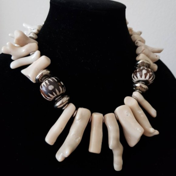 Massive Natural Bamboo Coral Necklace